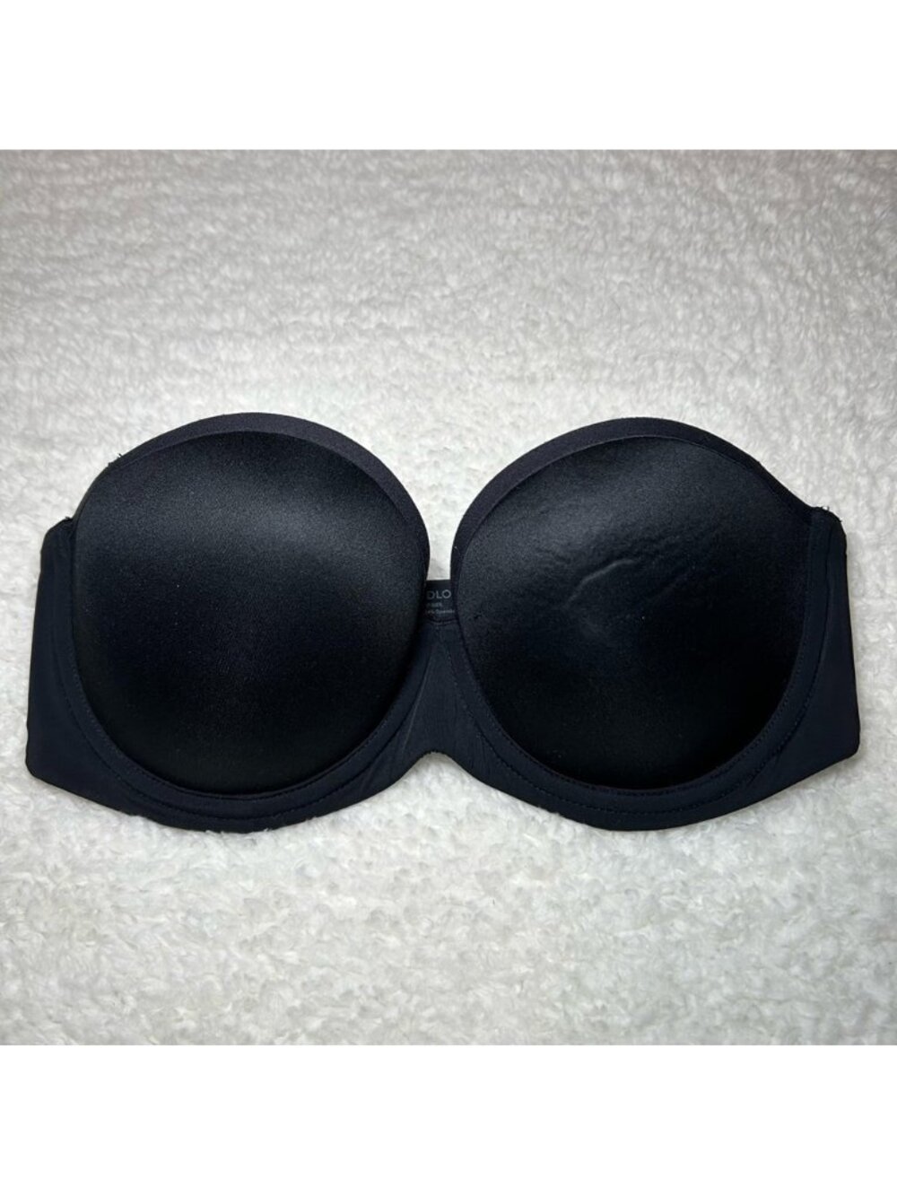 Third Love Classic Strapless Underwire Bra 36C 24/7 Black